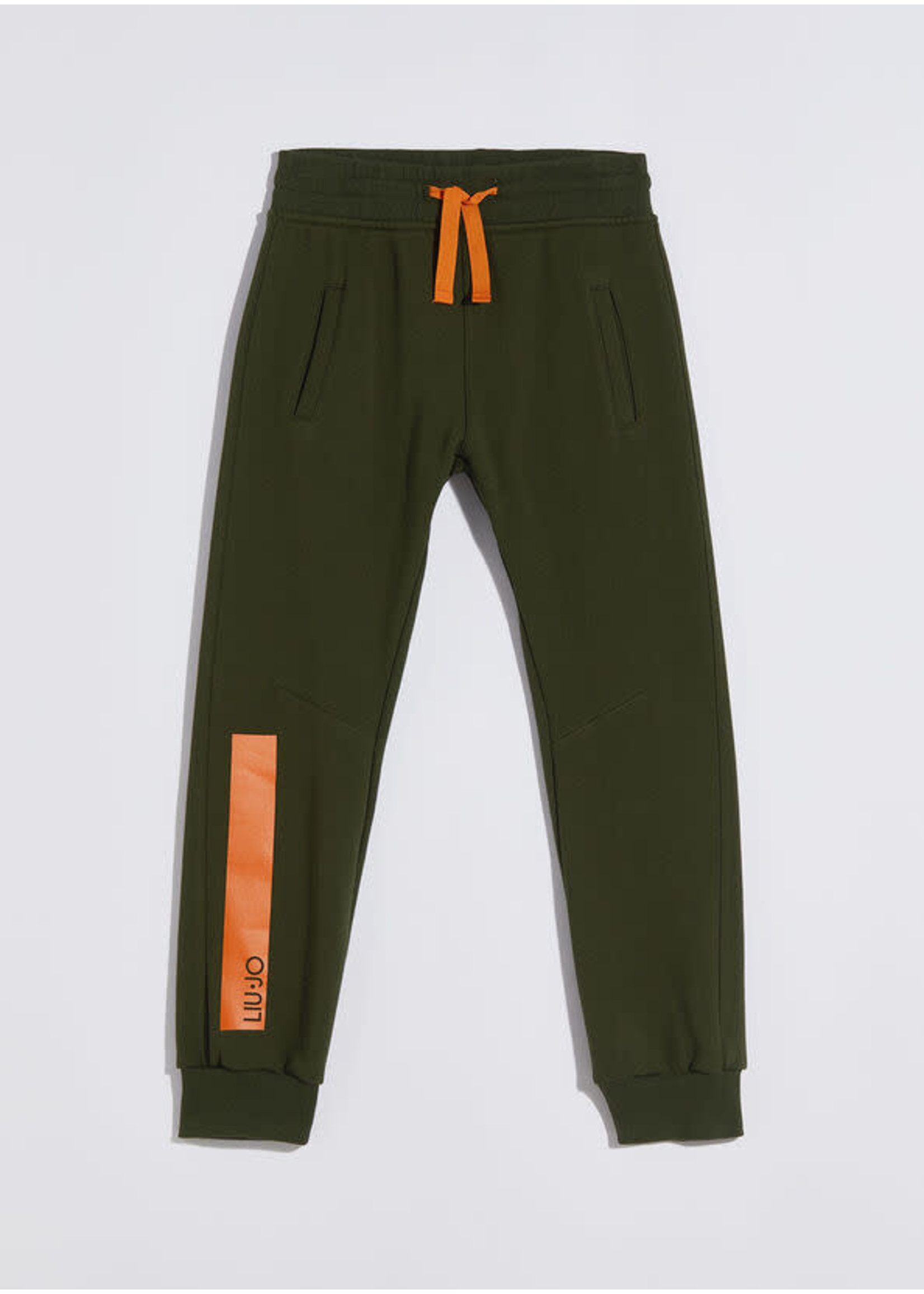 Liu Jo Liu Jo Boy sweatpants khaki/orange - QF1036F0853