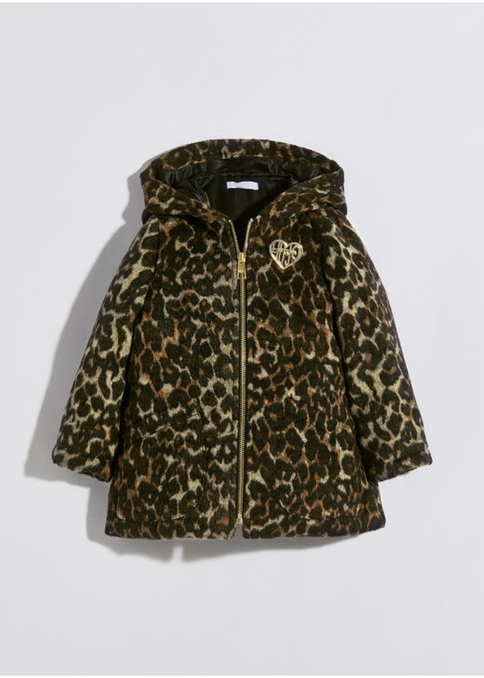 Liu Jo Liu Jo Girl jacket leopard print - KF1141T5015