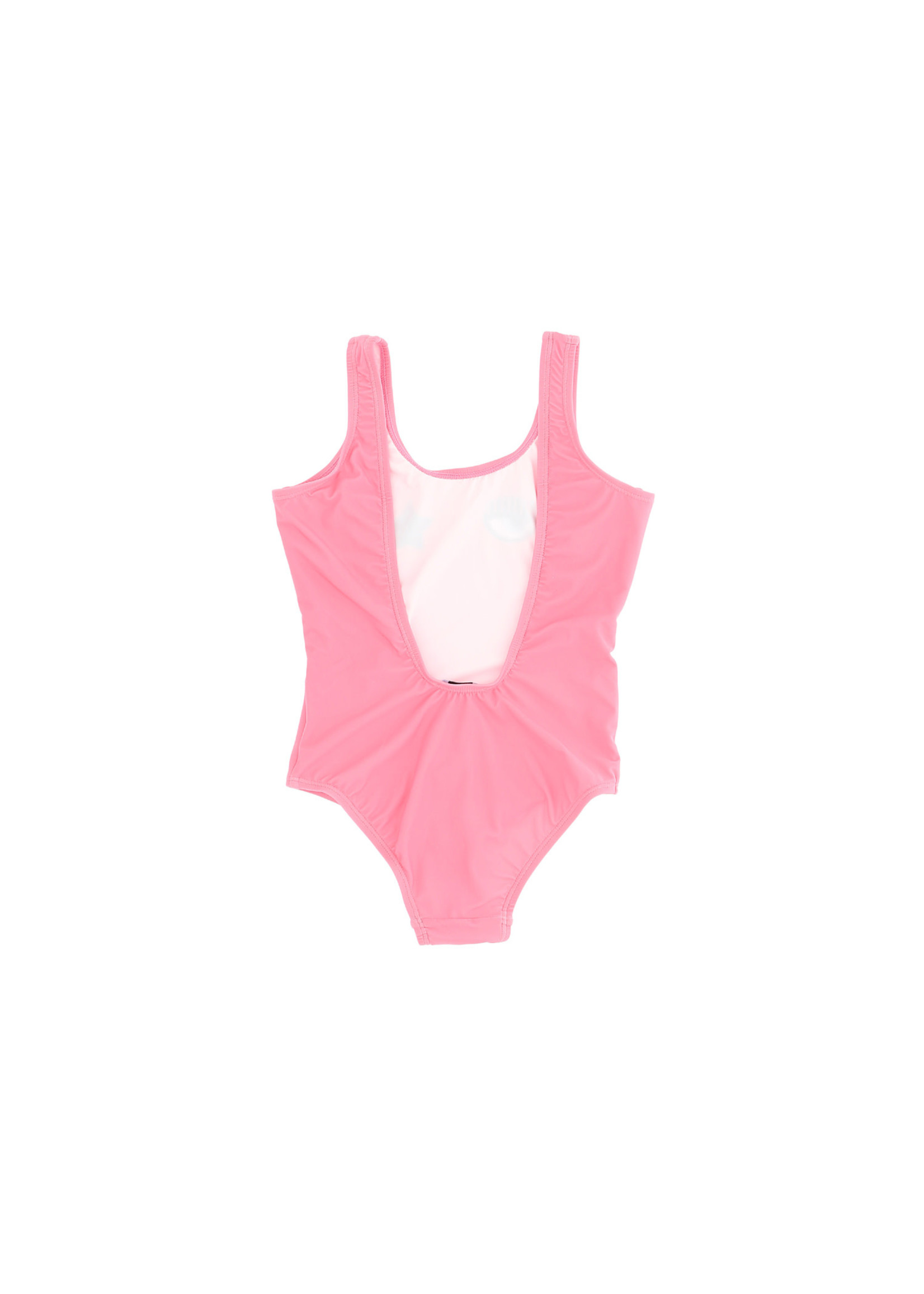 Chiara Ferragni by Monnalisa Chiara Ferragni Girl swimsuit pink logo eyestar - 599040