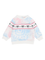 Chiara Ferragni by Monnalisa Chiara Ferragni Babygirl sweater tie dye babyblue/pink - 539606