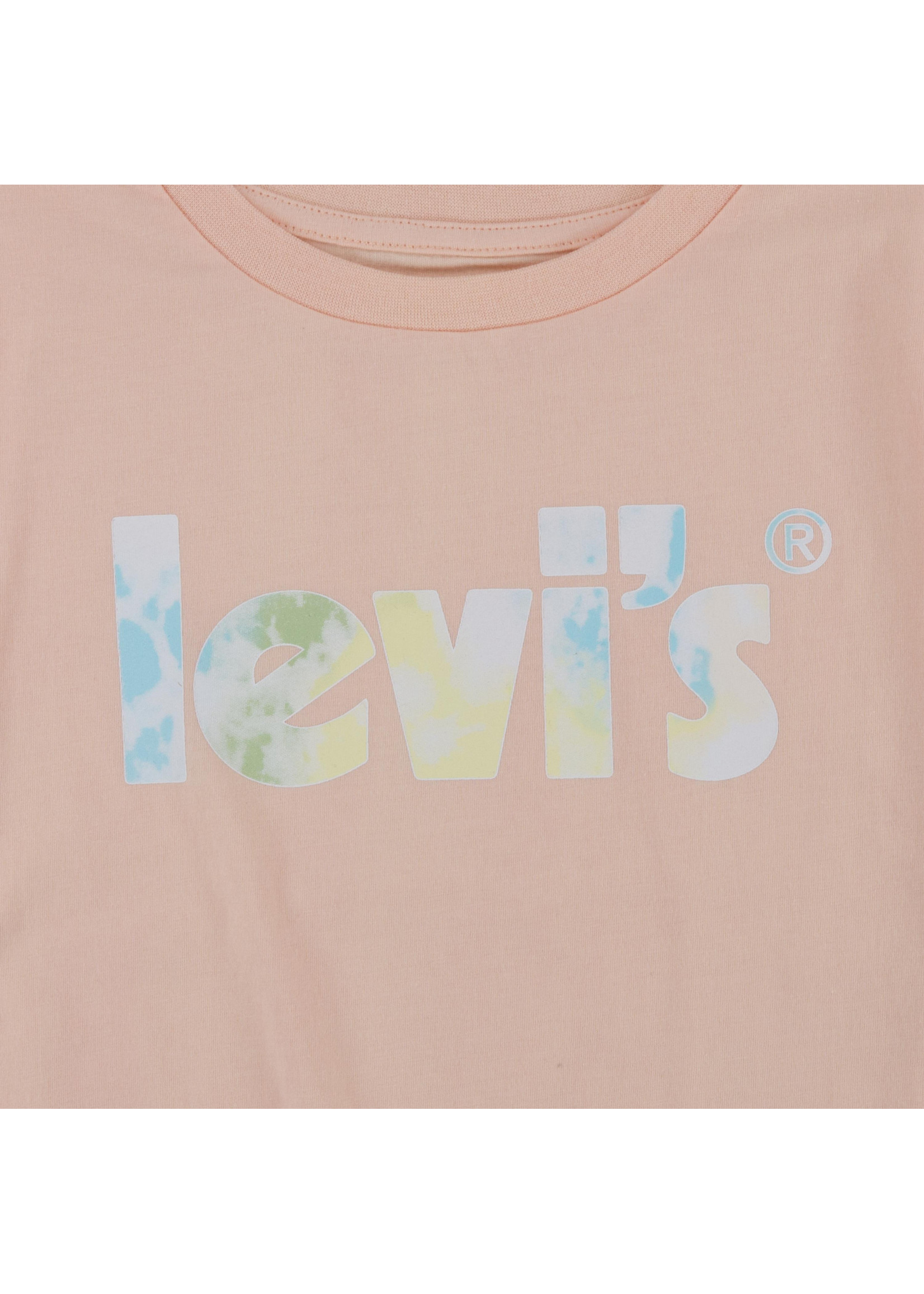 Levi's Levi's Girl cropped t-shirt pale peach - 3/4EE393 A7Q