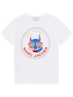 Marc Jacobs Marc Jacobs Girl t-shirt white 'bunny hearts' - W15603