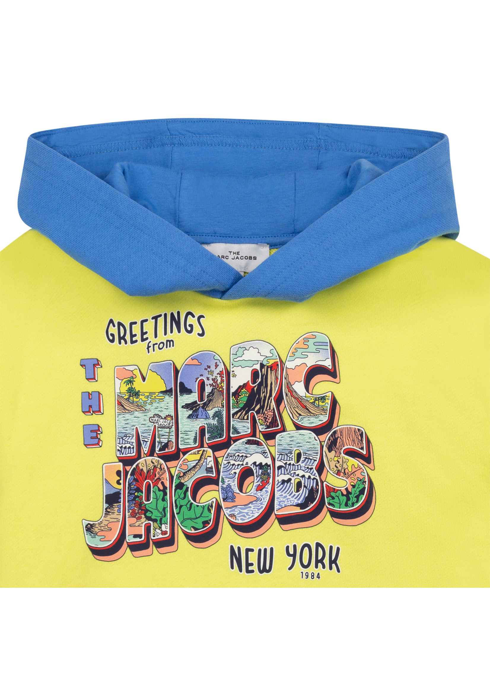 Marc Jacobs Marc Jacobs Boy hoodie colorblock blue/red/yellow - W25522