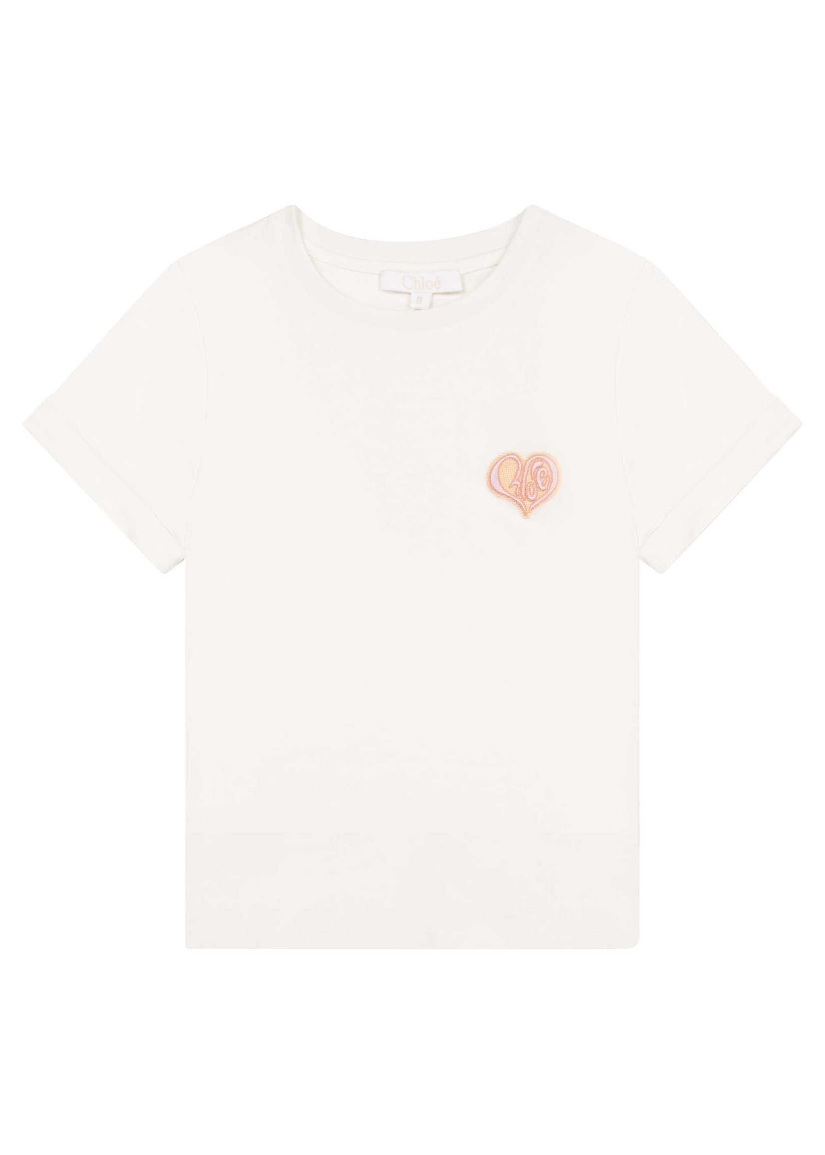Chloé Chloé Girl t-shirt off white - C15D47