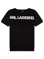 Karl Lagerfeld Kids Karl Lagerfeld Girl dress black logo - Z12206