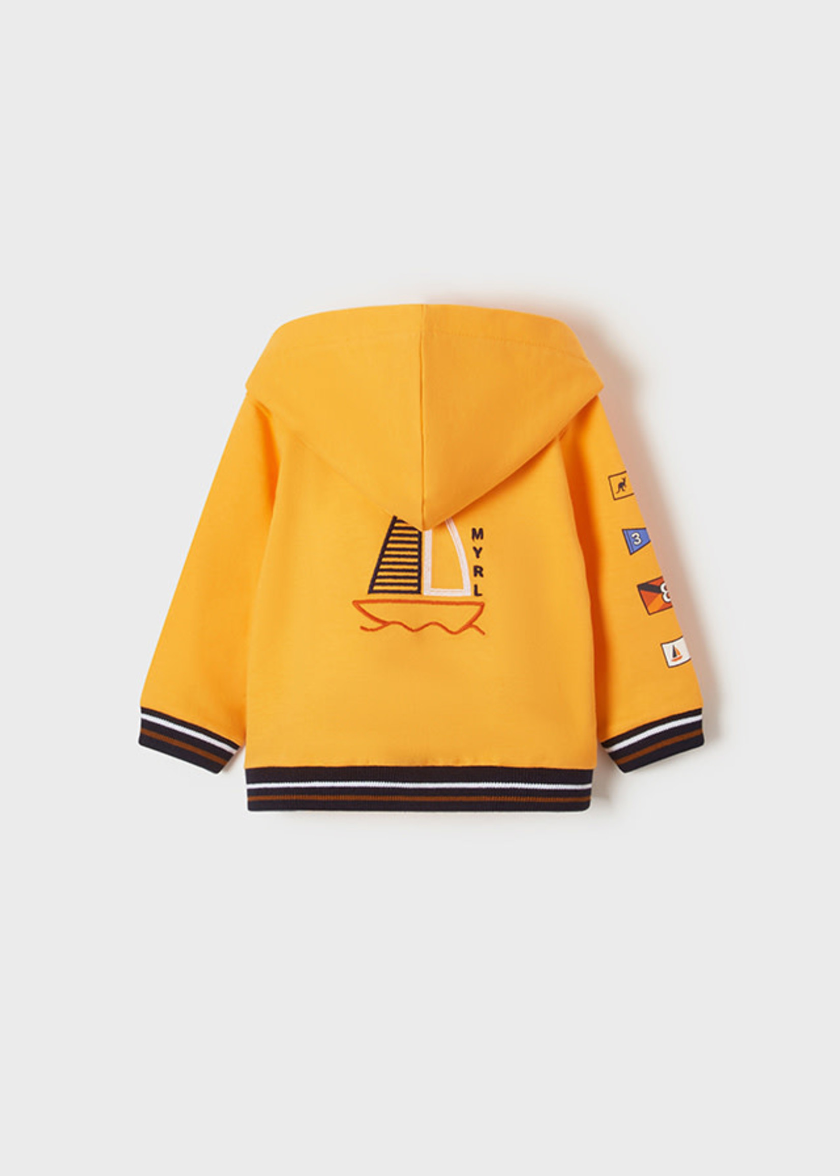 Mayoral Mayoral Babyboy zip up hoodie orange - 1406