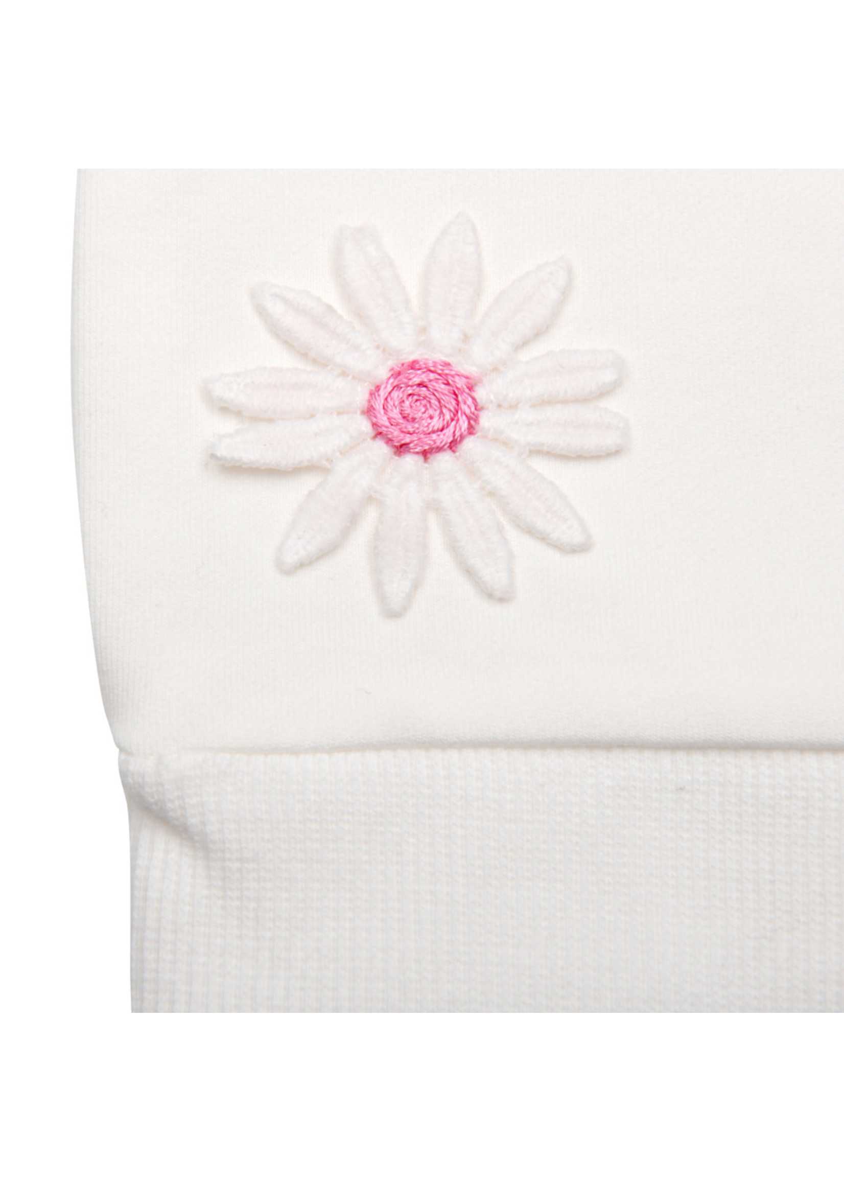 Natini Natini sweater white/fuschia flowers - 2400 11303 0005