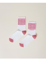 Twinset Twinset pair of socks white/black vichy - 221GJ4911
