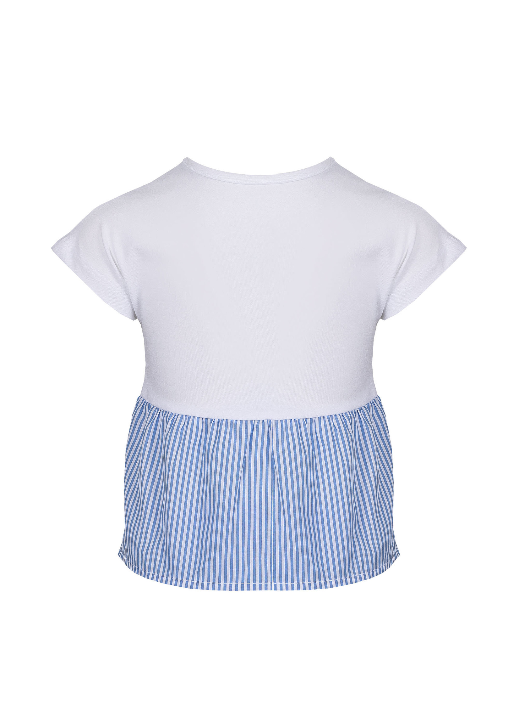 Lapin House Lapin House set t-shirt & legging white/blue print - 221E5422