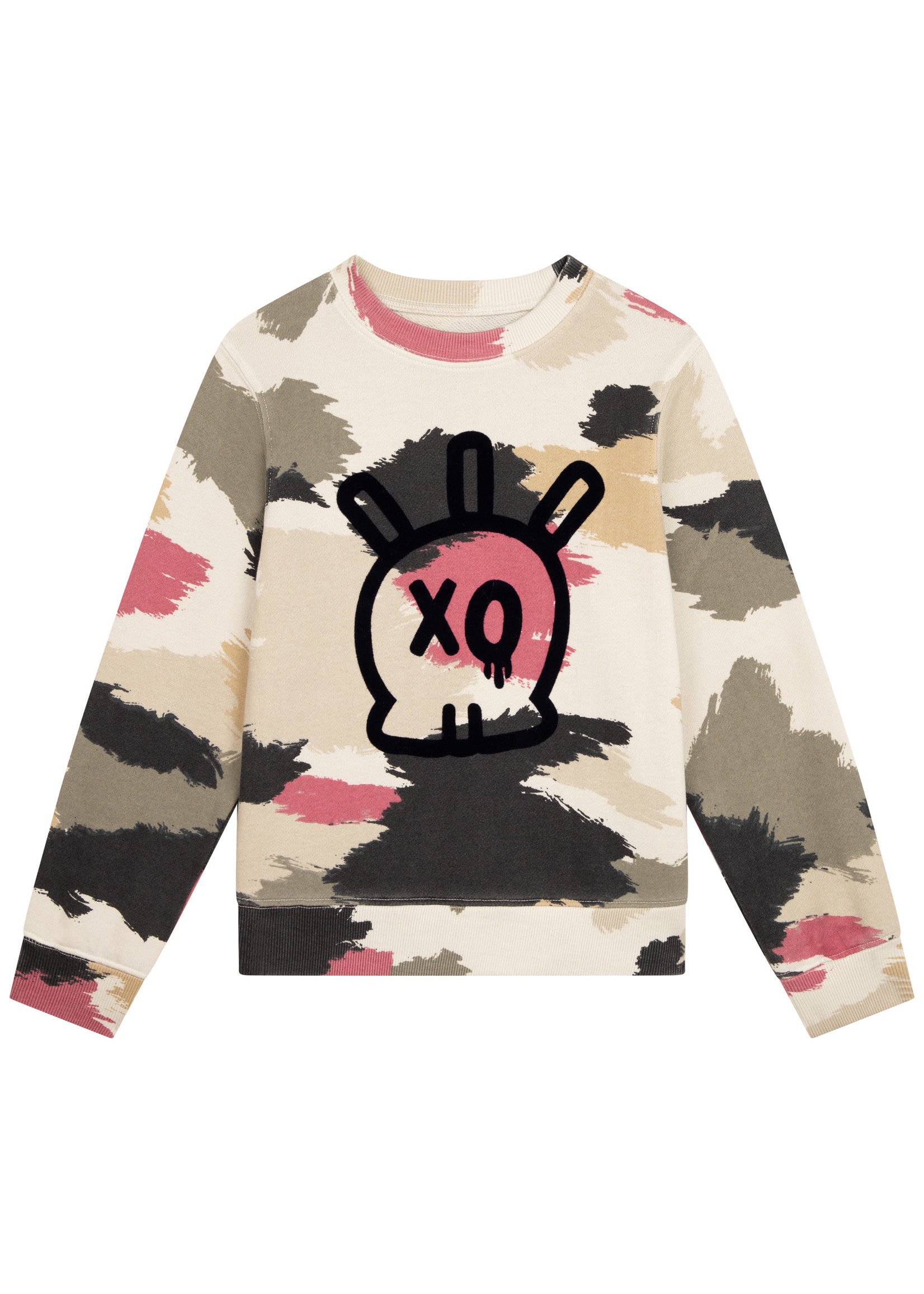 Zadig & Voltaire Zadig & Voltaire Boy sweater offhite/khaki print - X25326