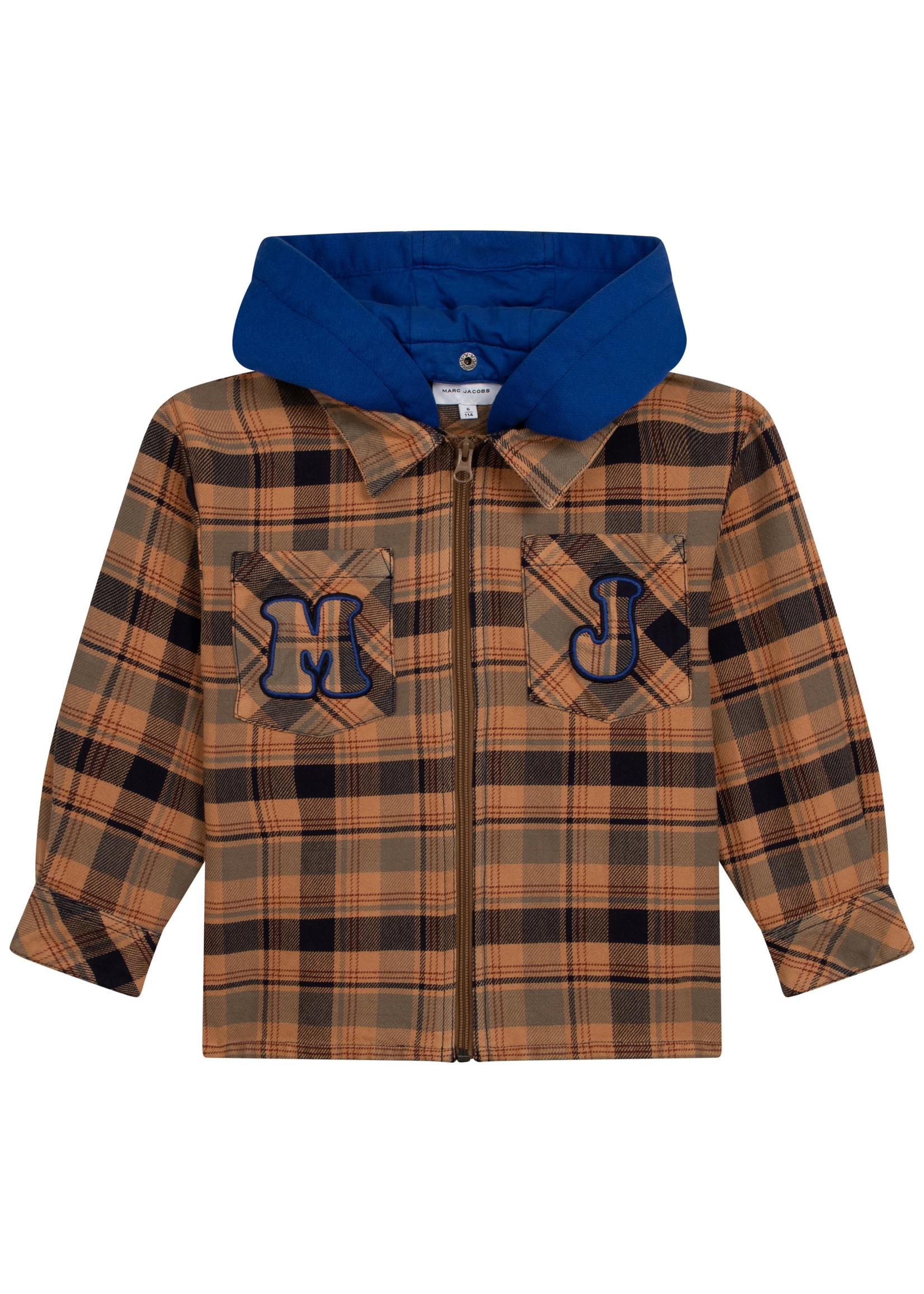 Marc Jacobs Marc Jacobs Boy jacket/shirt rusty brown/blue - W25553