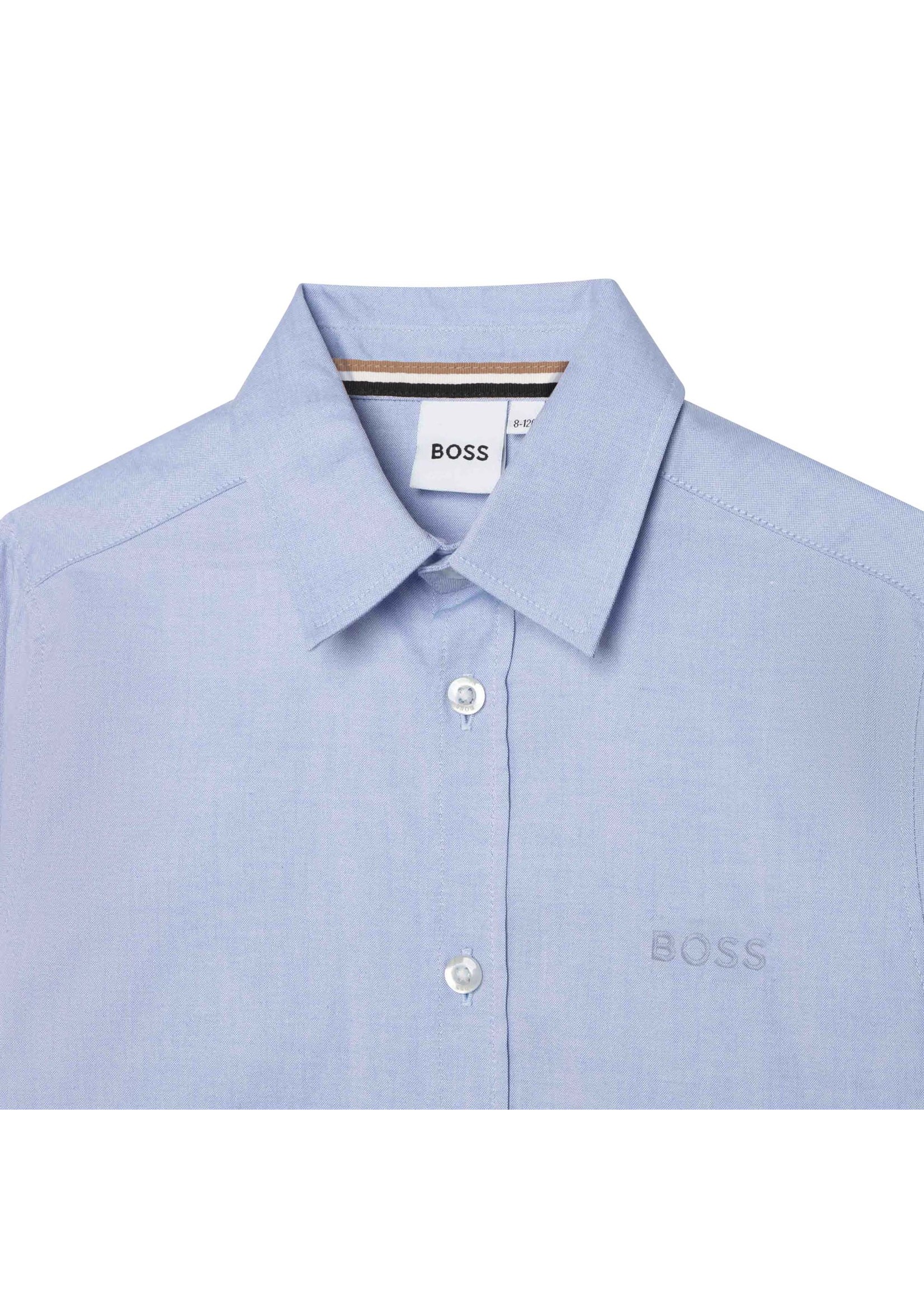 BOSS BOSS Boy shirt faded blue - J25M38