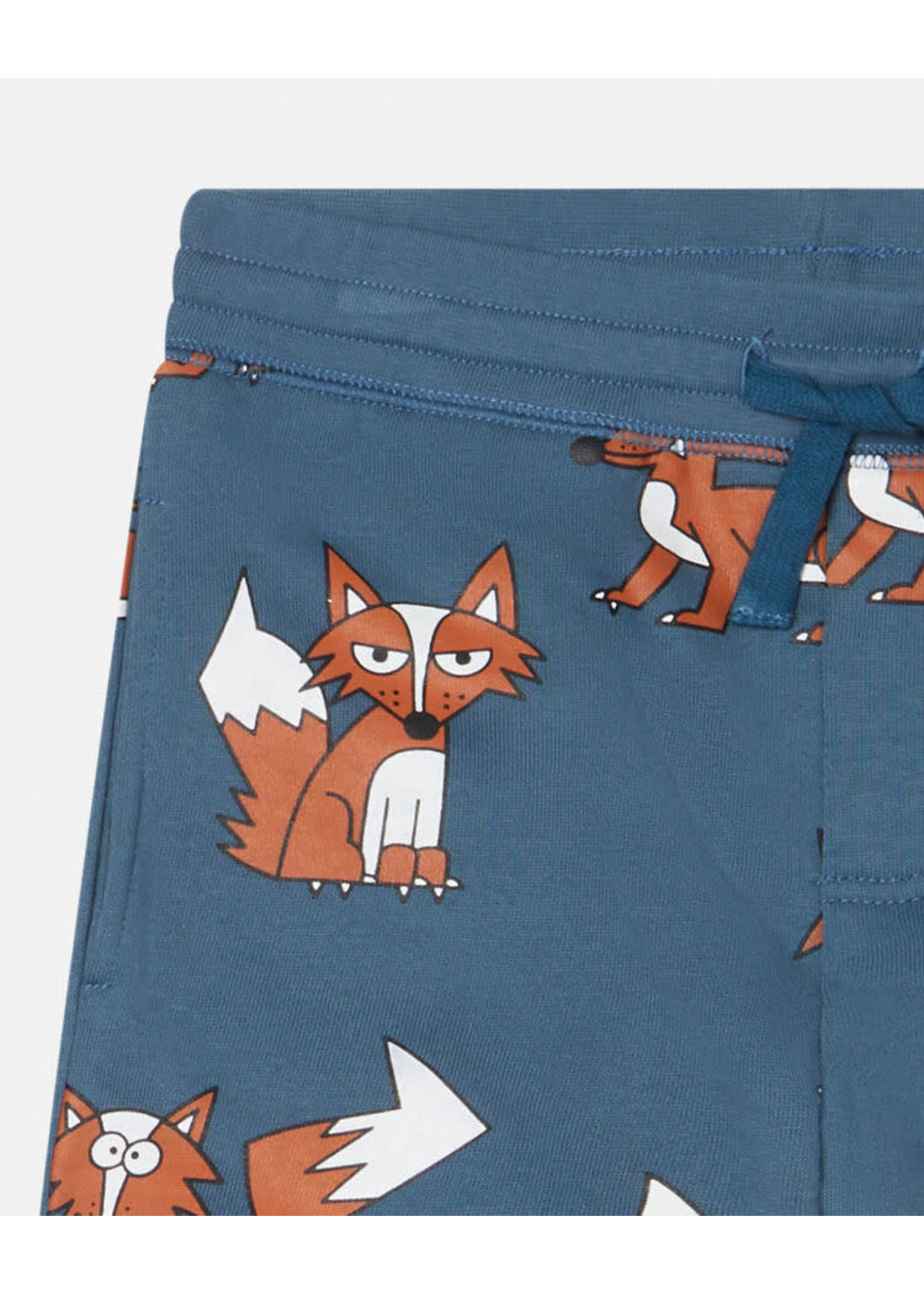 Stella McCartney Boy jogging pants blue/grey fox print - 8R6P20 - Tutti  Confetti