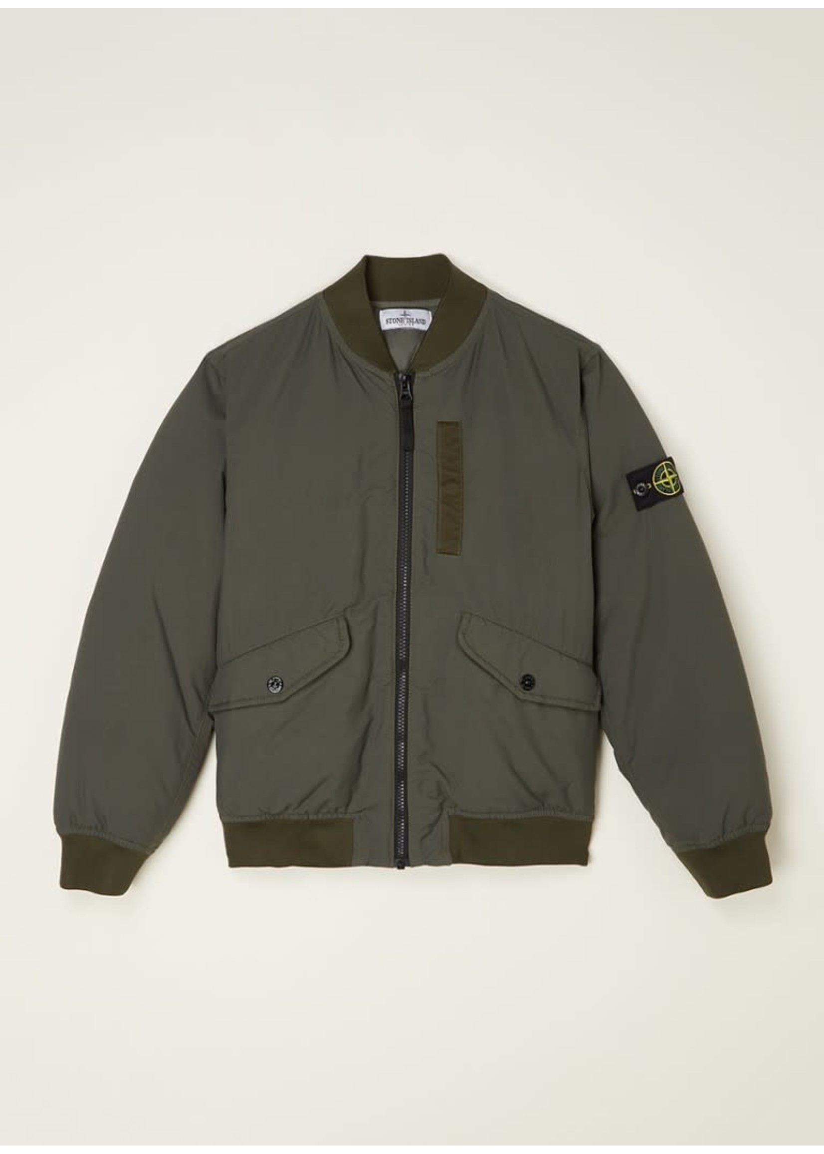 Stone Island Stone Island down bomber jacket olive - 771641236 V0058