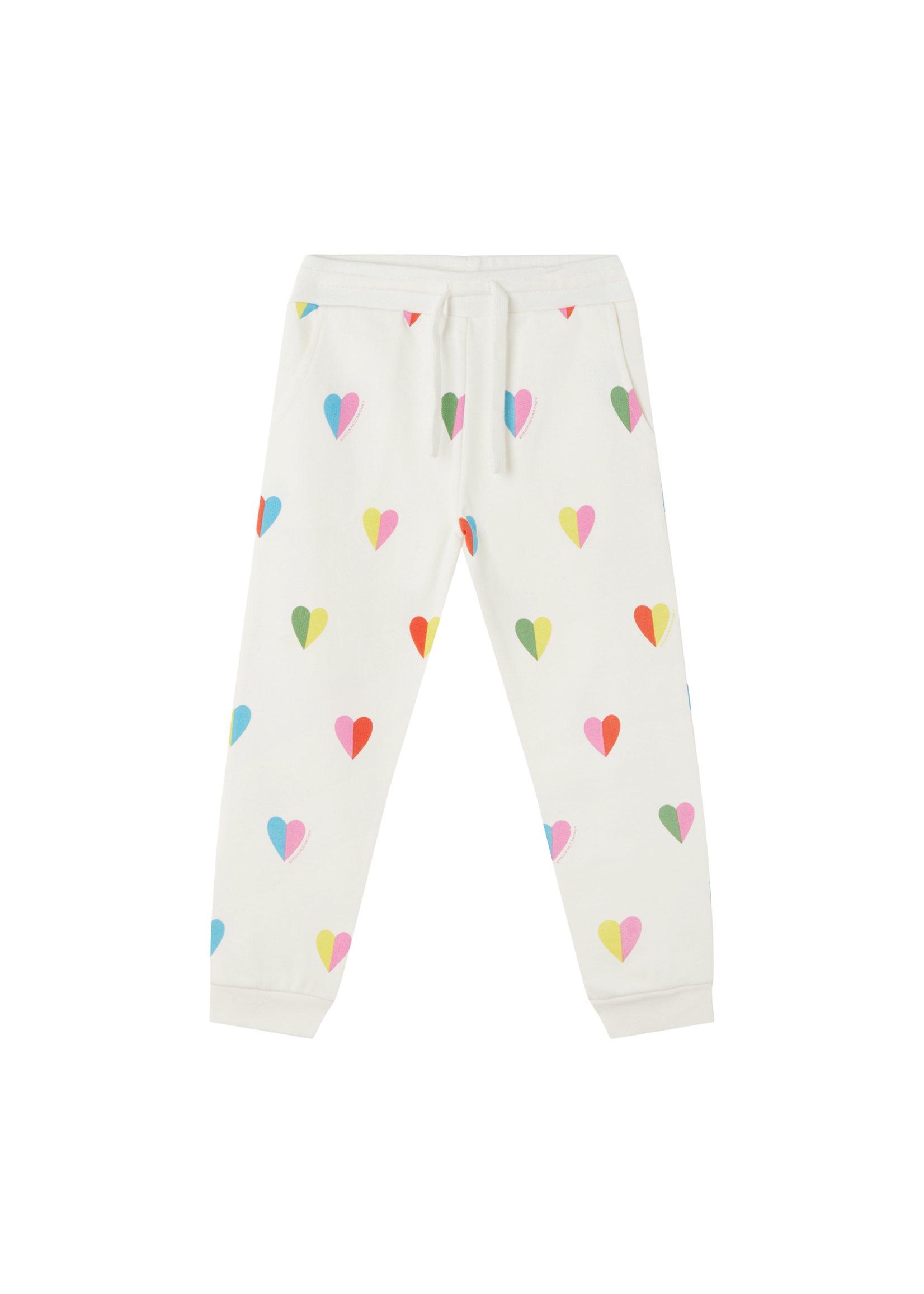 Stella McCartney jogging trousers white/colored hearts - TS6C90 - Tutti  Confetti