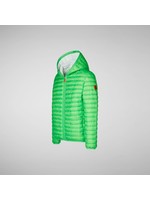Save The Duck Save The Duck jacket fluo green - gillo J30650B