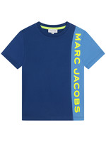Marc Jacobs Marc Jacobs Boy t-shirt blue/fluo logo - W25582