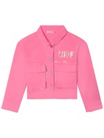 Billieblush Billieblush jeans jacket pink - U16349