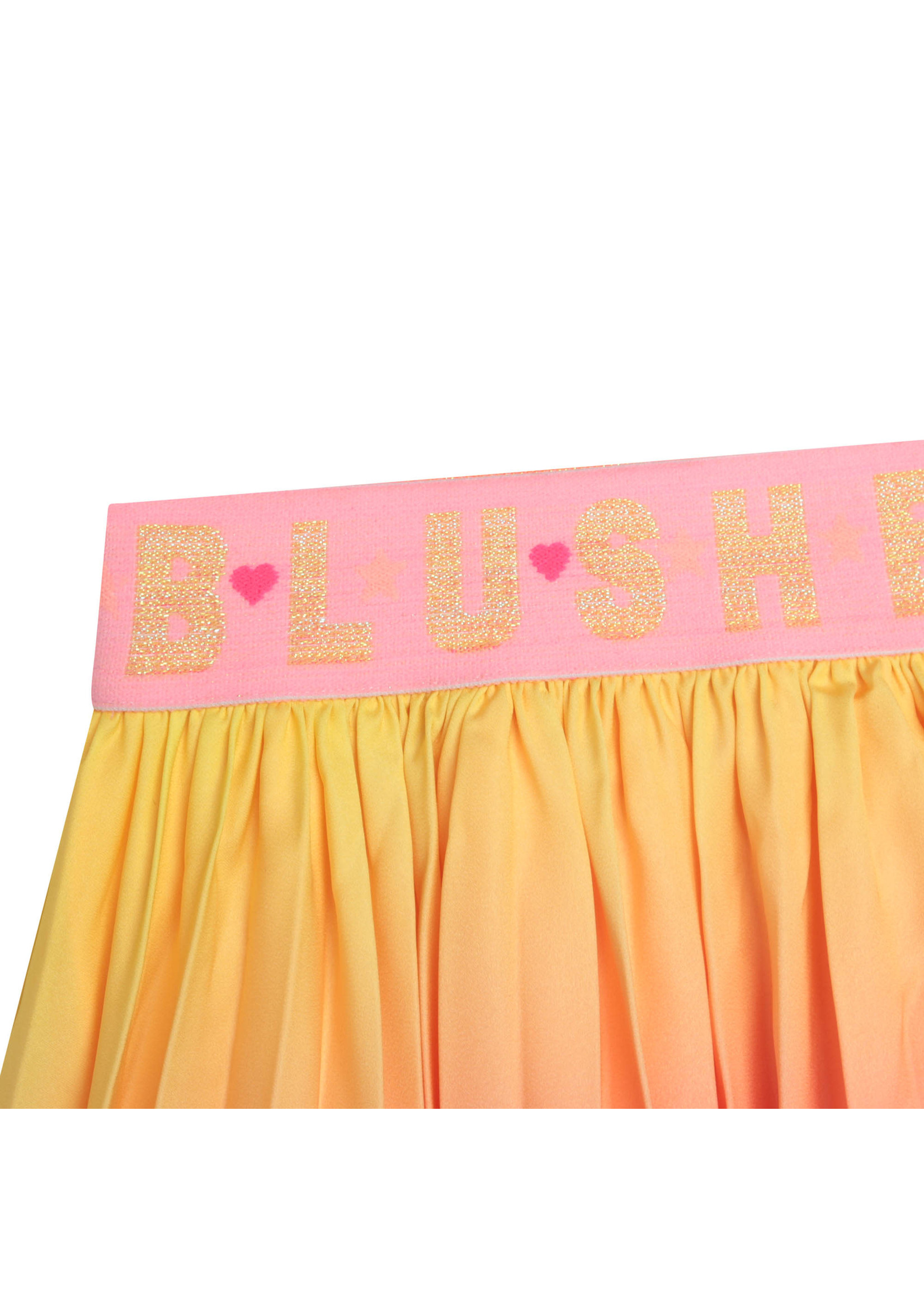 Billieblush Billieblush plissé skirt yellow/pink - U13336