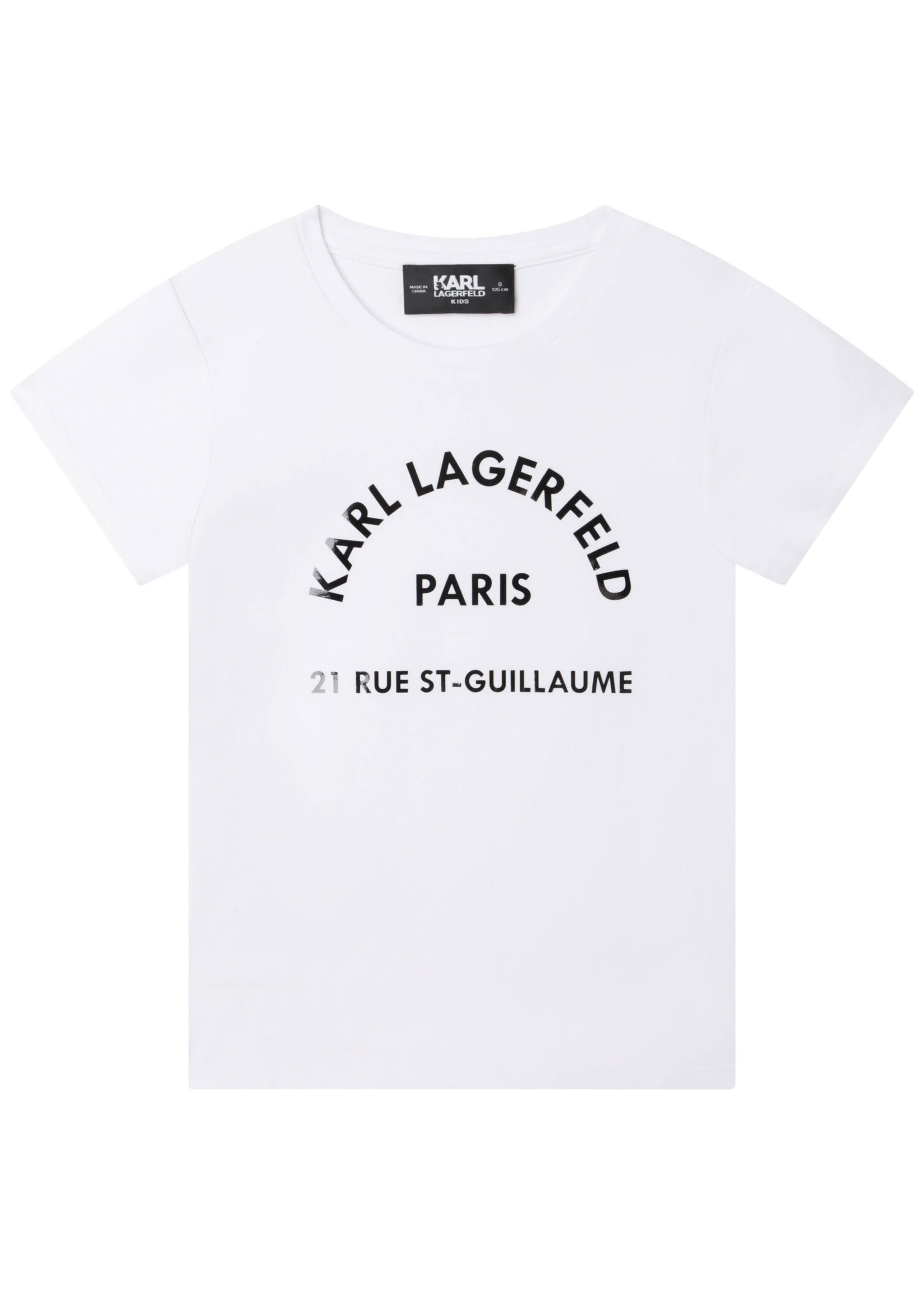 Karl Lagerfeld Kids Karl Lagerfeld Girlt-shirt white classic logo - Z15412