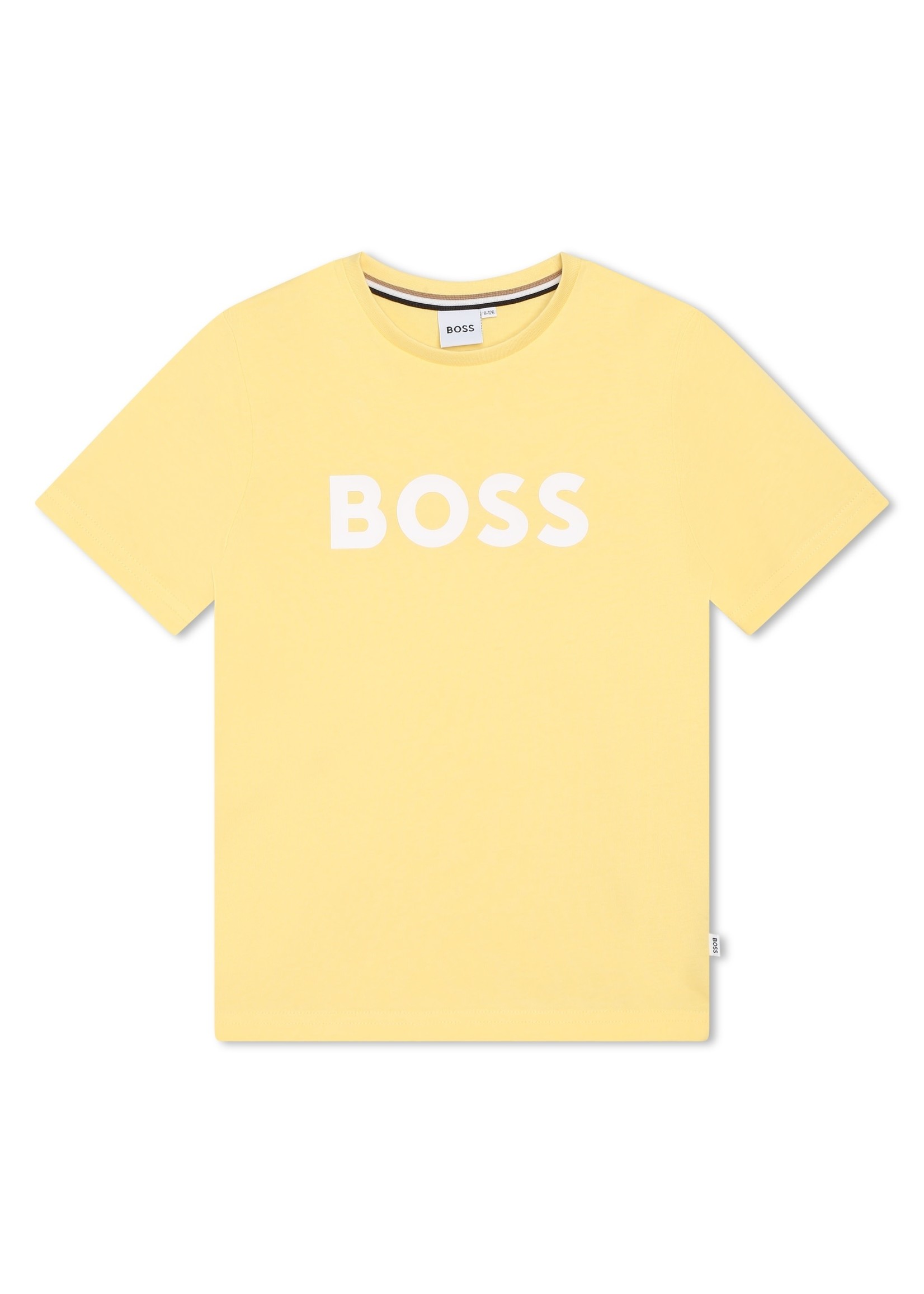BOSS BOSS t-shirt pastel yellow - J25O04