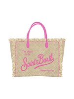 MC2 Saint Barth Mc2 Saint Barth Girl bag vanity mini straw pink - VAMI002 00871D