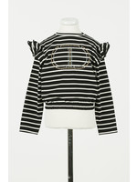Twinset Twinset striped blouse/sweater black & white -231GJ2068