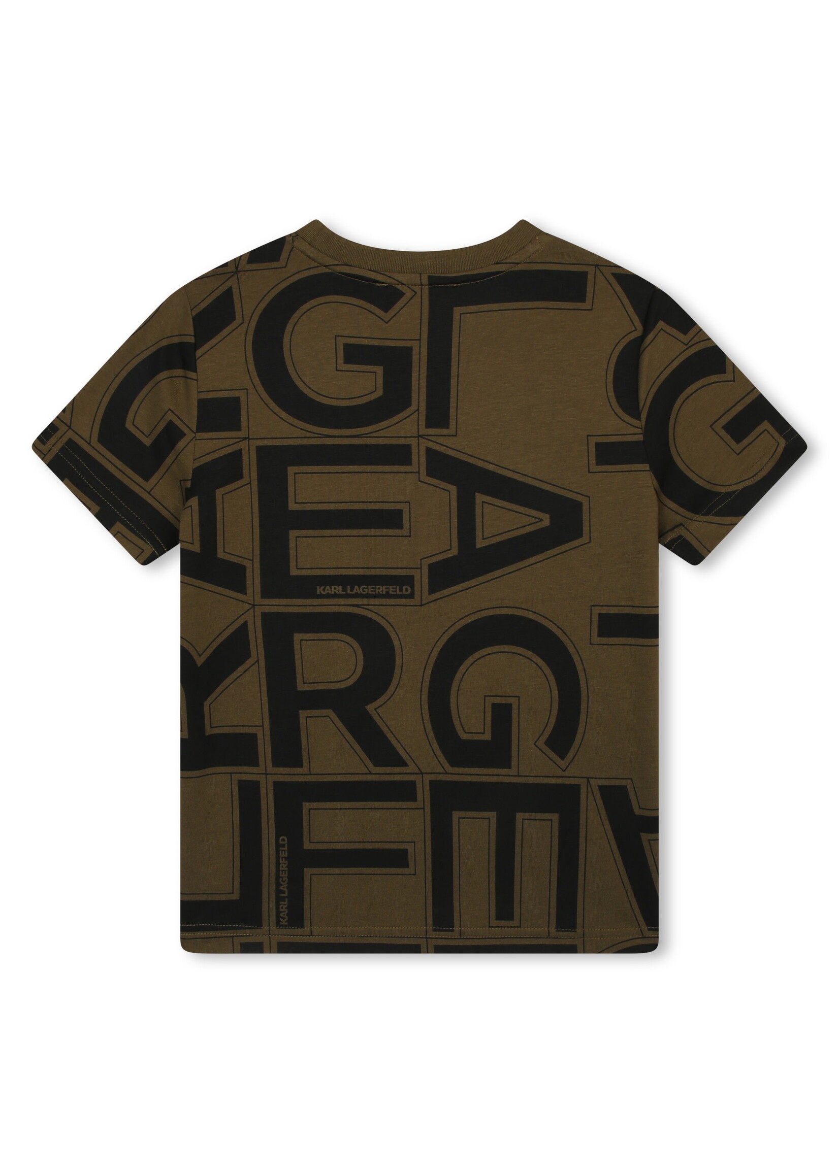 Karl Lagerfeld Kids Karl Lagerfeld Boy khaki t-shirt - Z25437