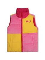 Marc Jacobs Marc Jacobs Girl sleeveless reversible teddy jacket pink/yellow - W16157