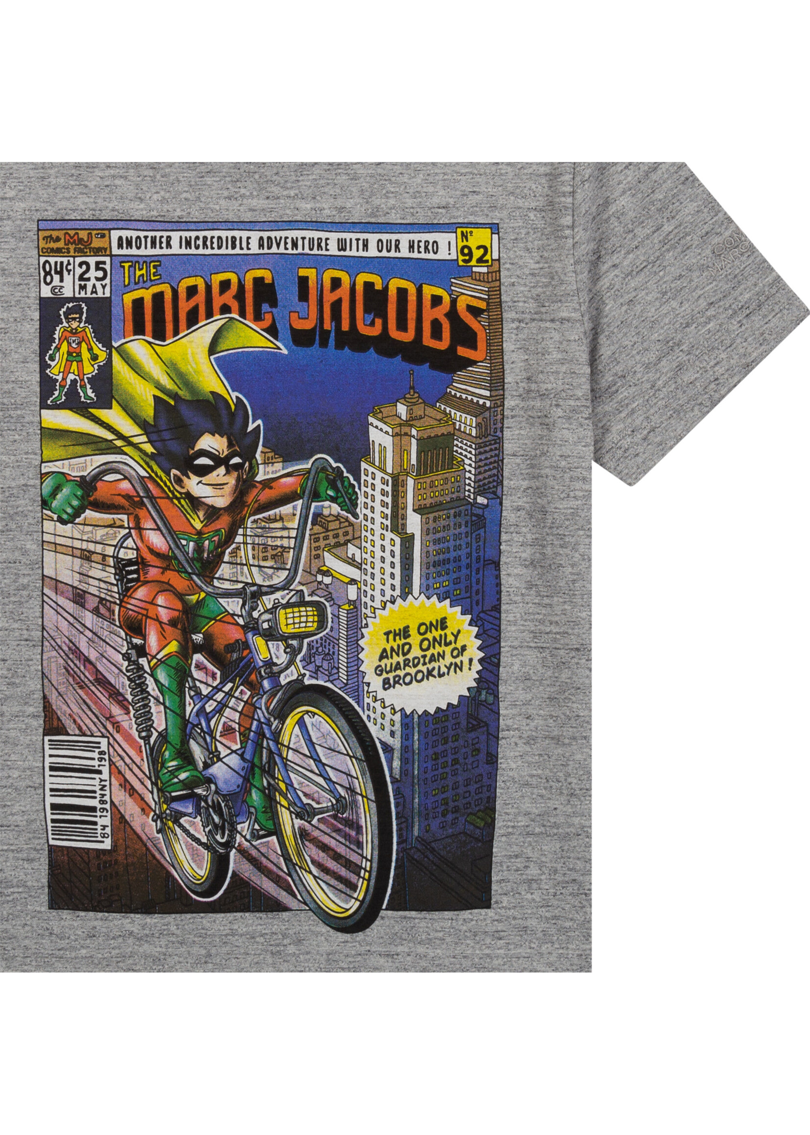 Marc Jacobs Marc Jacobs Boy t-shirt grey superhero print - W25534