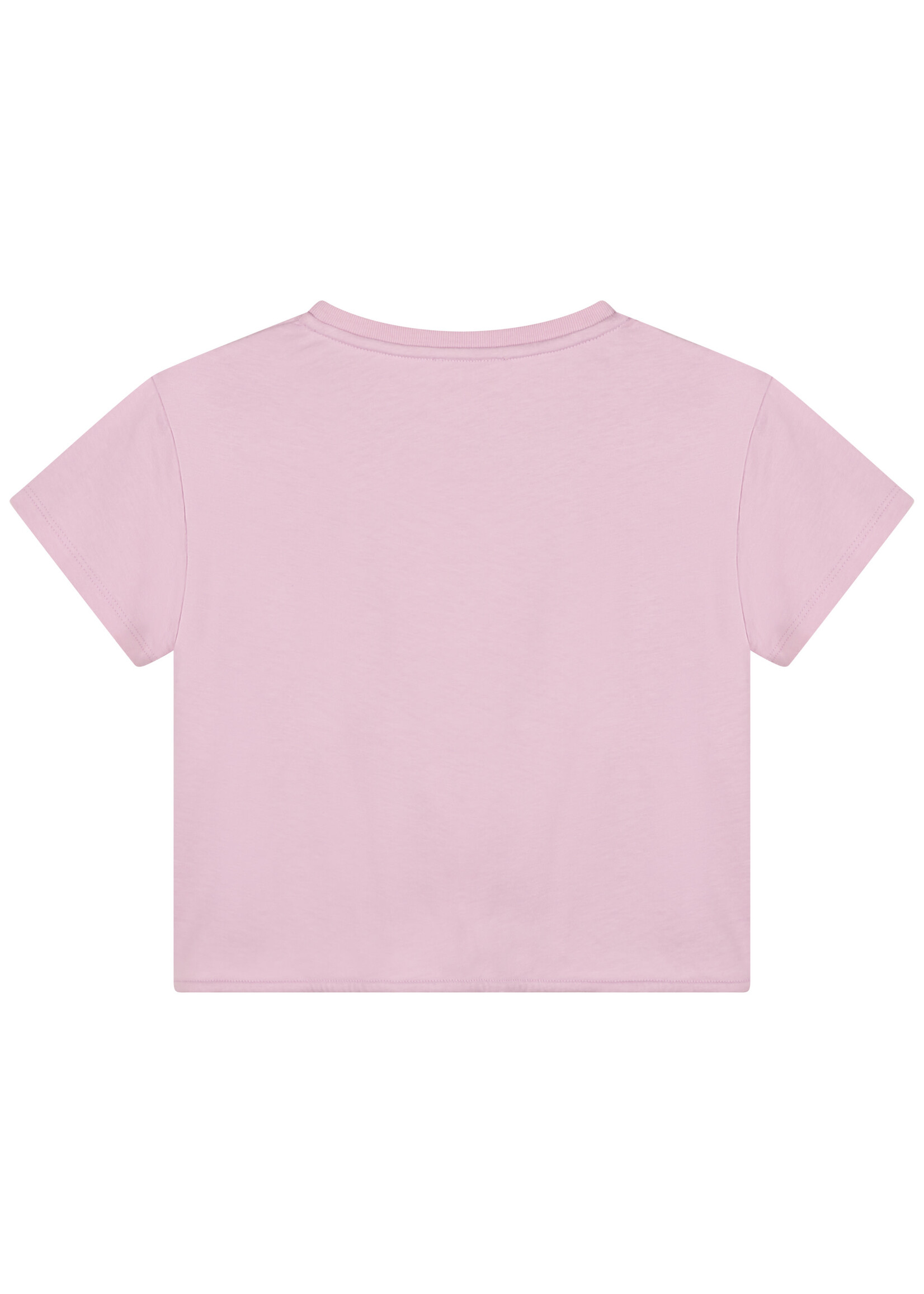 Chloé Chloé Girl t-shirt mauve heart logo - C15D42
