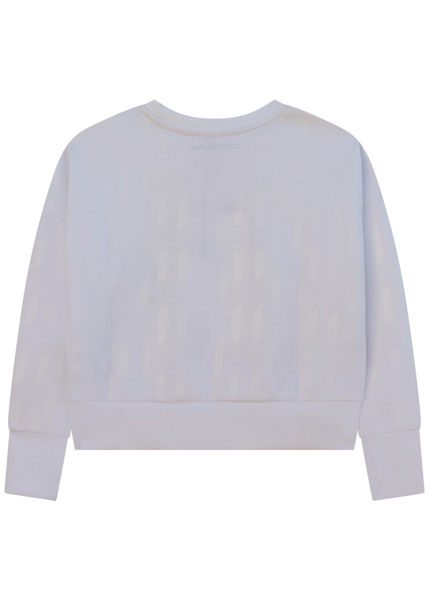 Karl Lagerfeld Kids Karl Lagerfeld Girl sweater white golden choupette - Z15371