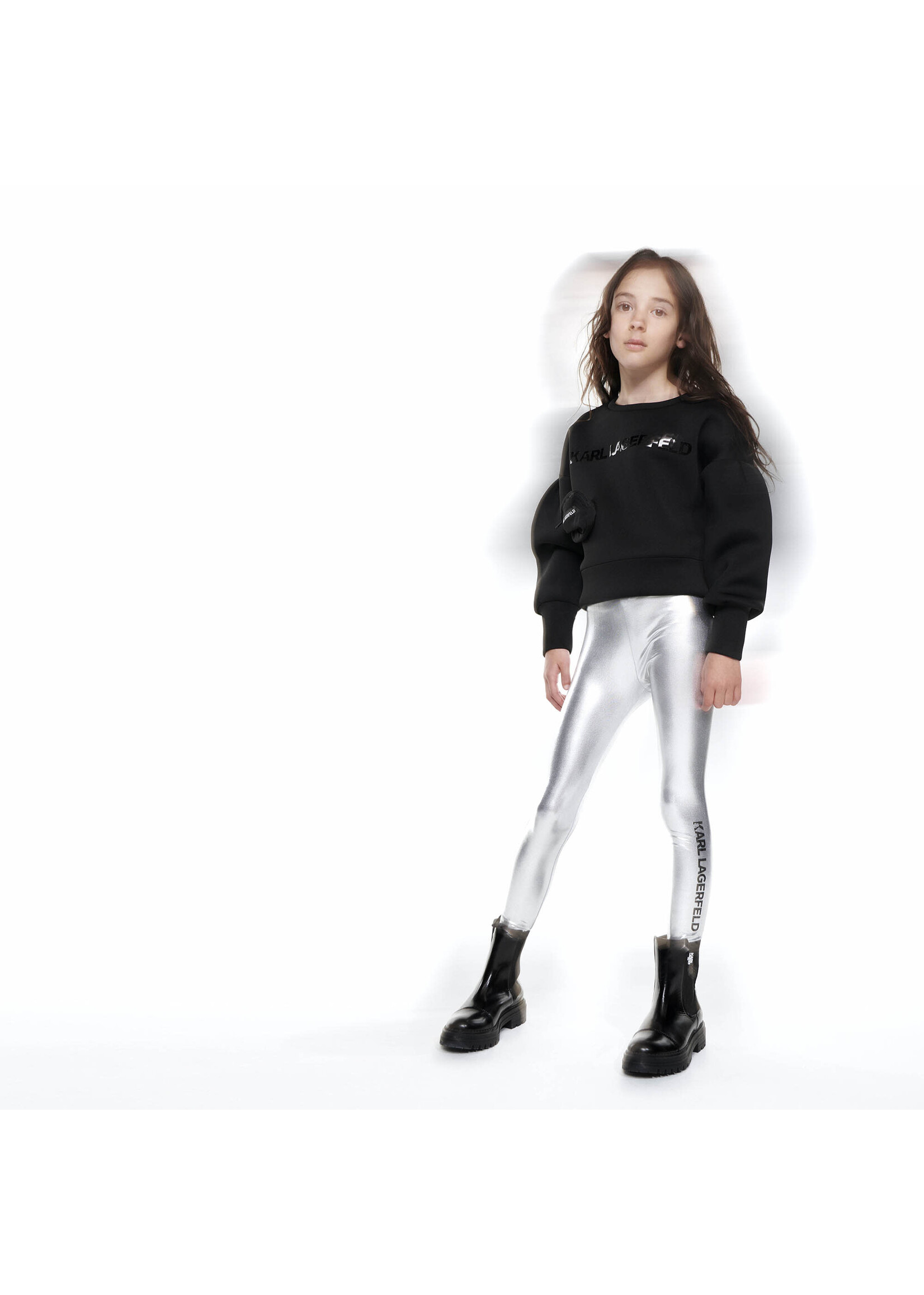 KARL LAGERFELD KIDS Leggings - black - Zalando.de