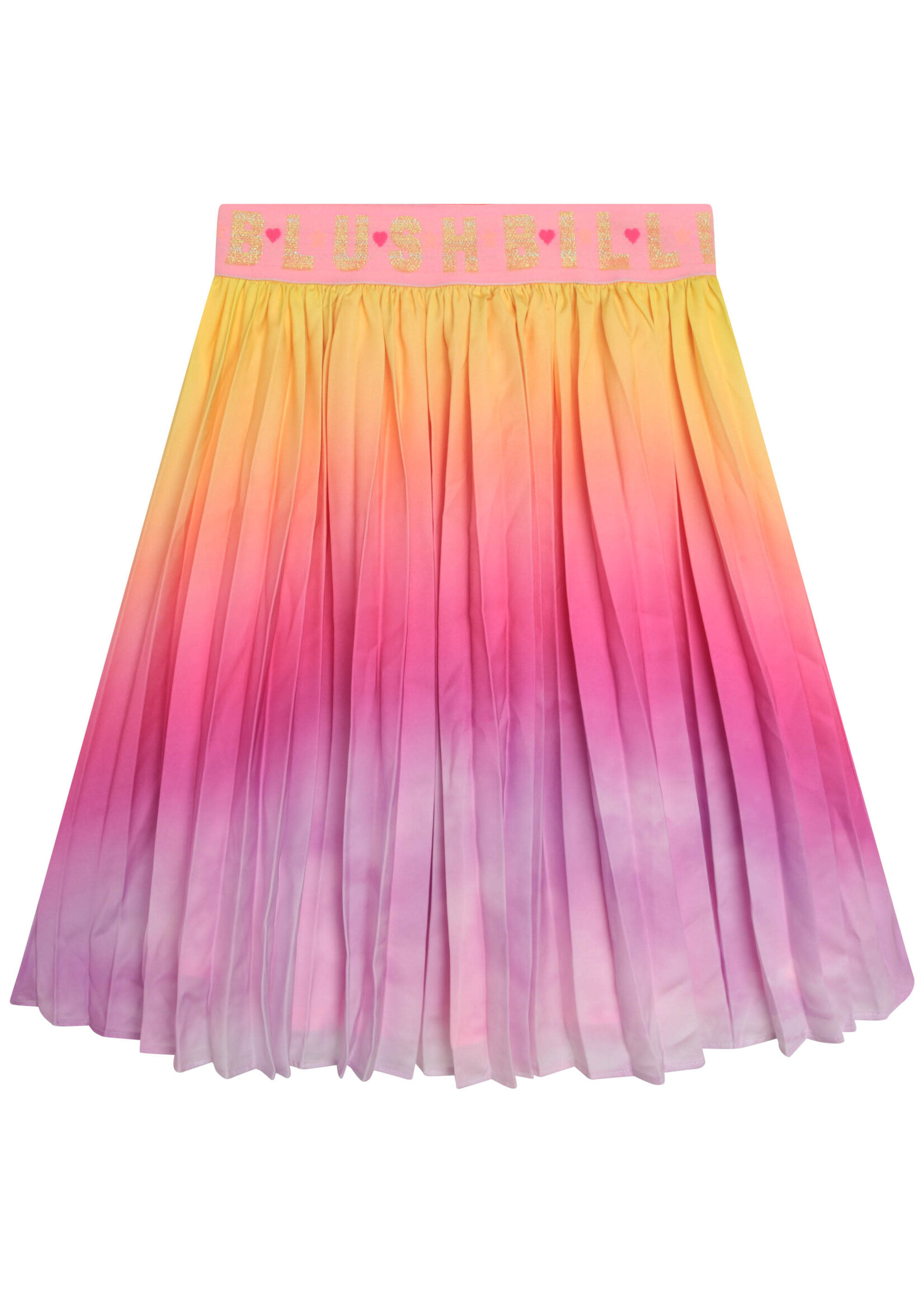 Billieblush Billieblush plissé skirt yellow/pink - U13336