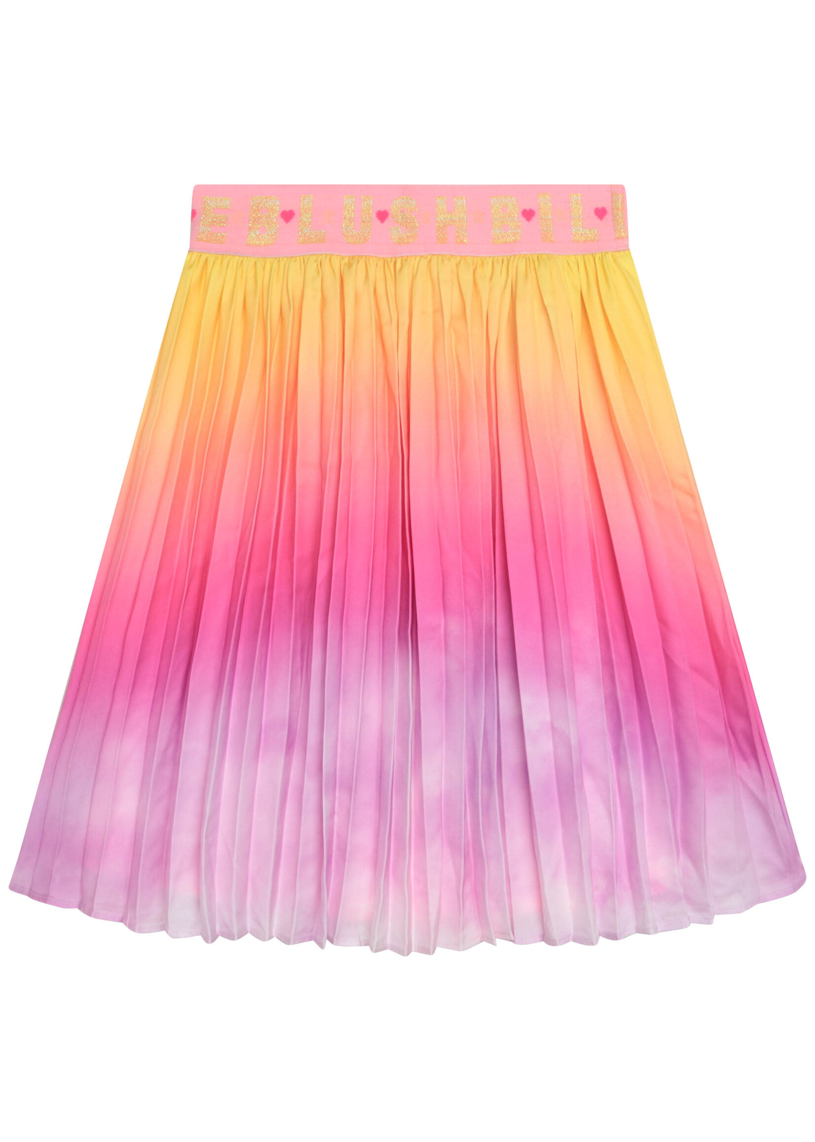 Billieblush Billieblush plissé skirt yellow/pink - U13336