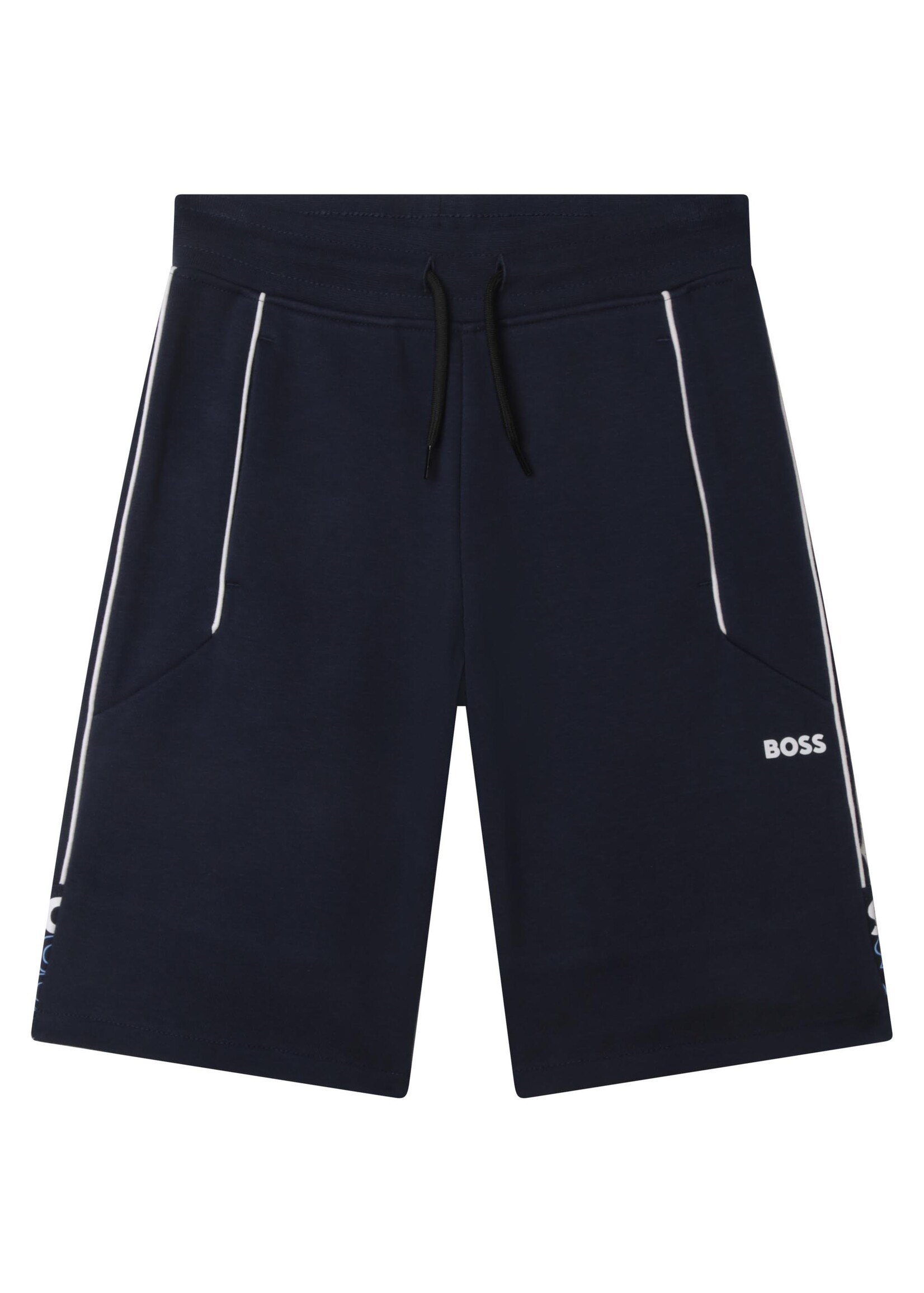 BOSS BOSS set zip hoodie/jogging shorts navy blue - J28113