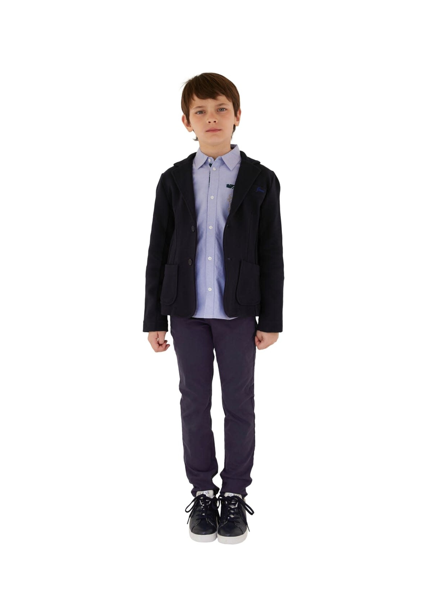 Guess GUESS Boy ceremony stretch blazer navyblue - L4RN05 KBKZ0