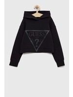 Guess GUESS Girl short sport hoodie black - J2BQ35 FL03S