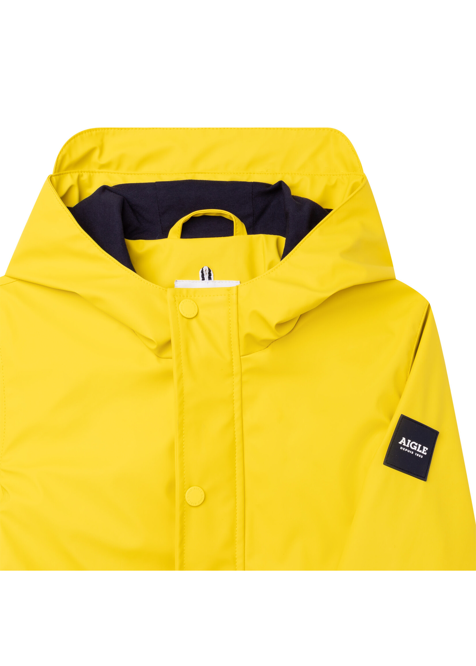 Aigle Aigle matte rain coat yellow - M56007