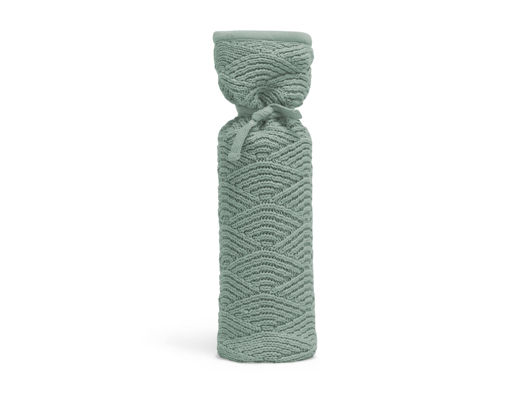 Jollein Wickeltisch Körbchen rund Utensilientasche Korb River knit ash  green : : Baby Products