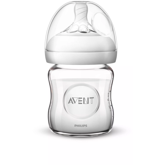 Philips Avent Fles Natural Glas 120ml 0m+ -