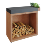 Ofyr OFYR Butcher Block Storage 90 Corten Donker Grijs Keramiek