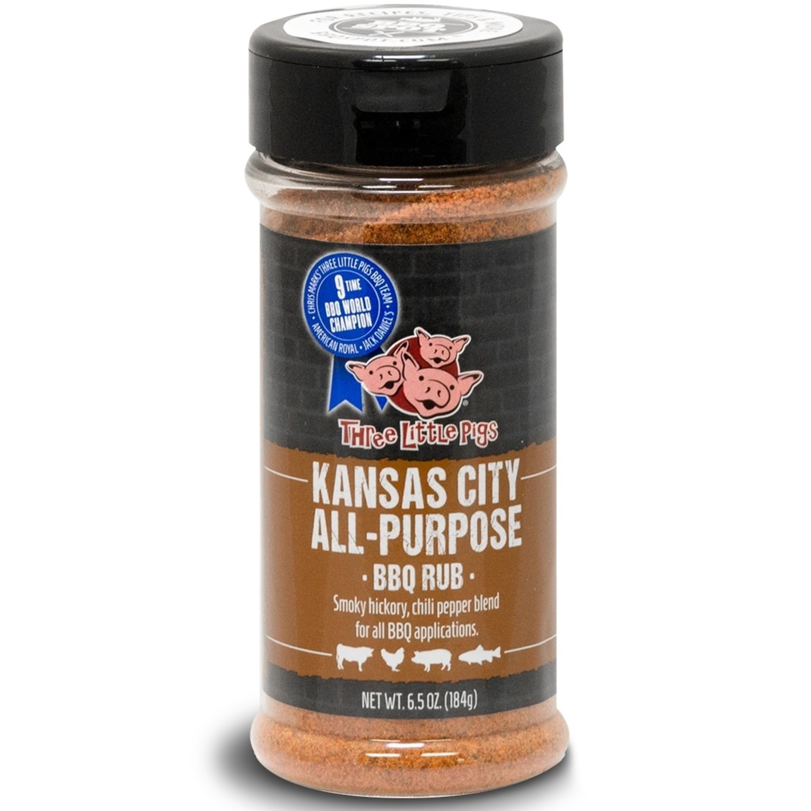 Three Little Pigs All Purpose BBQ Rub