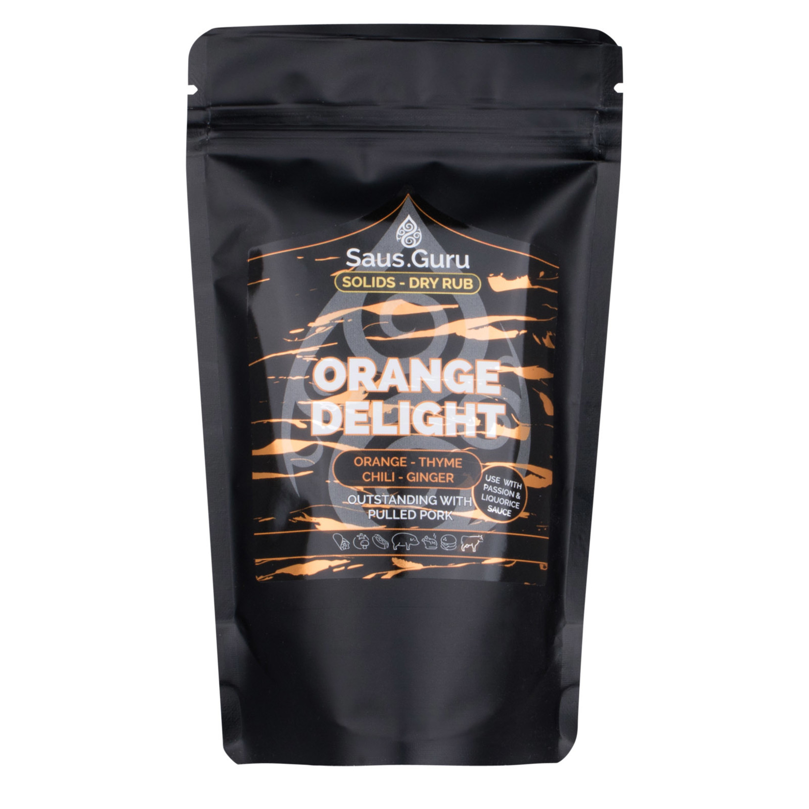 Saus Guru Saus.Guru Solids - PM Coll.20 - Orange Delight 180gr BlackBag
