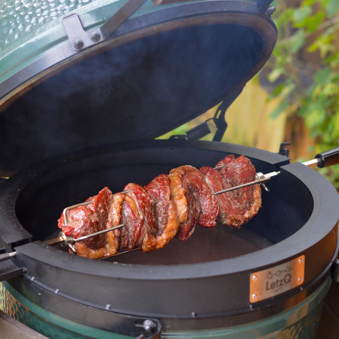 Black Angus Picanha rotisserie. 