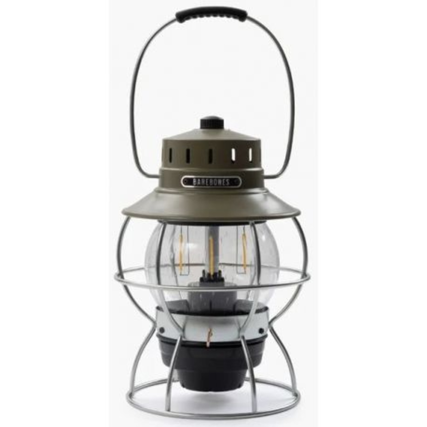 BAREBONES RAILROAD LANTERN OLIVE USB