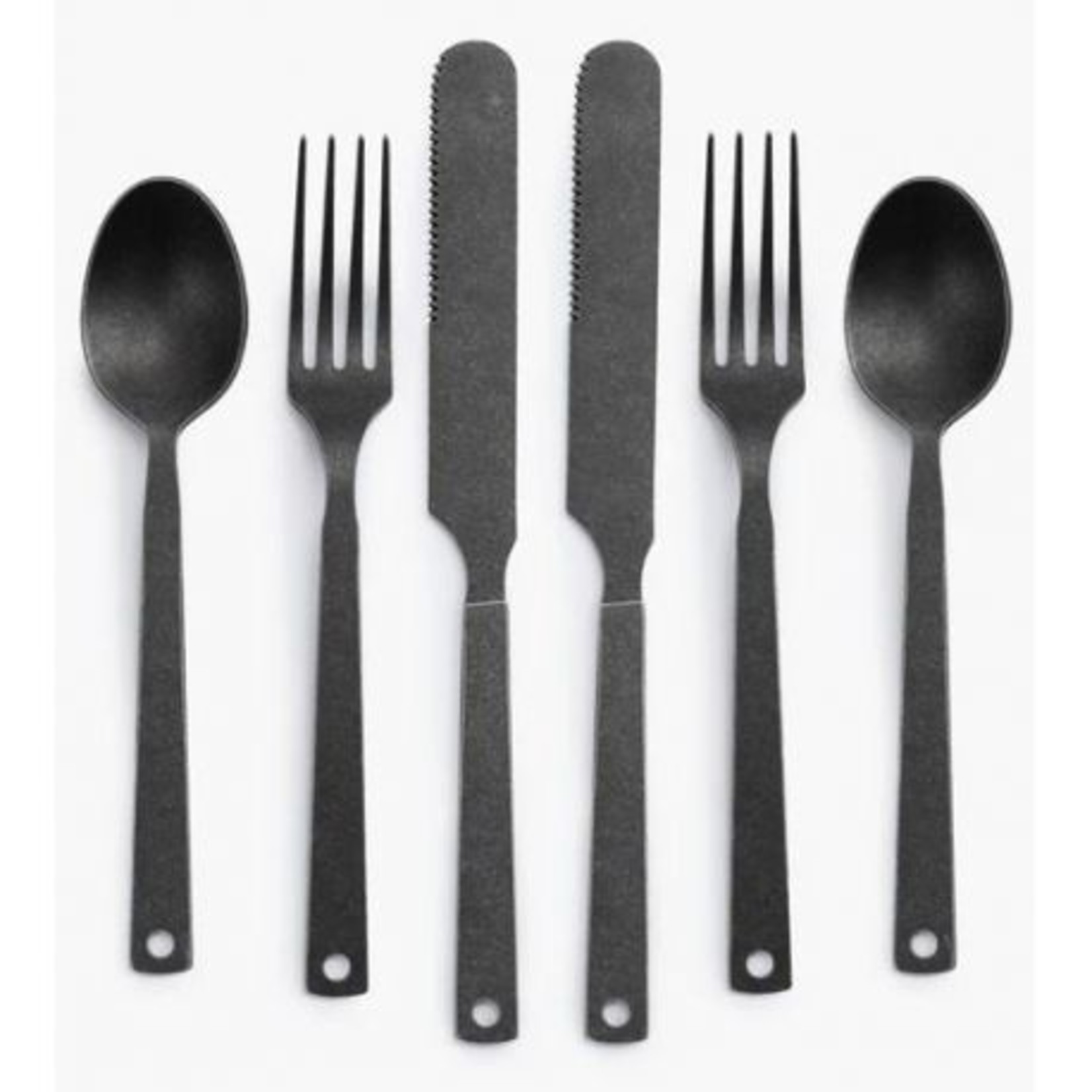 BAREBONES FLATWARE/BESTEKSET MAT 6DELIG