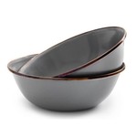 BAREBONES BOWL/ENAMEL SLATE GREY