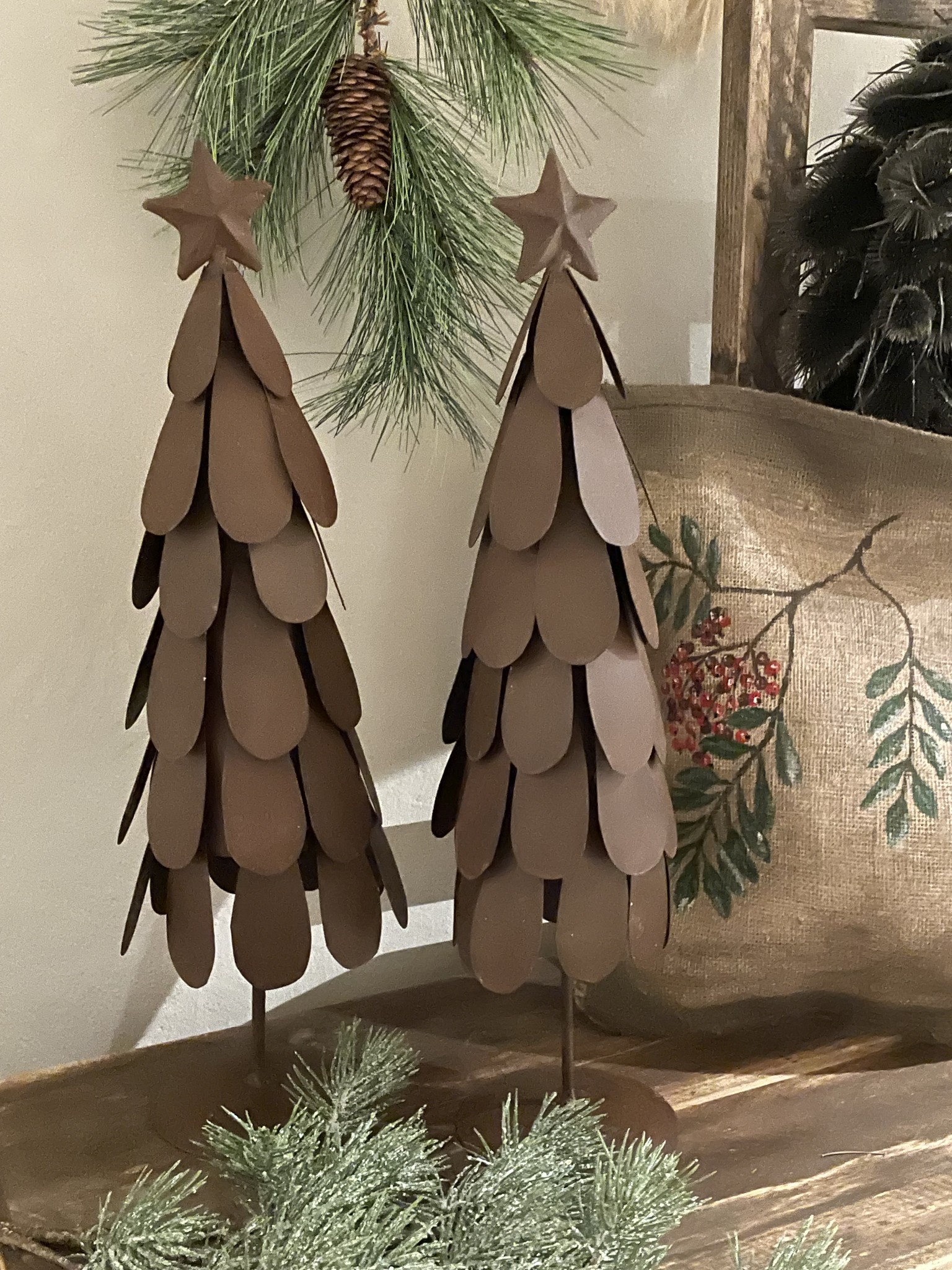 Metalen kerstboom roest H50 cm Westerwolde Hoeve Metalen kerstboom roest H50 cm Westerwolde Hoeve