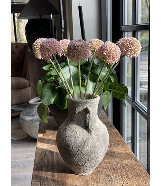 Kunstbloem Allium roze 51 cm